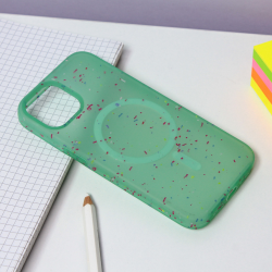 Futrola Colorful Magsafe za iPhone 14 zelena.
