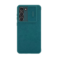 Futrola Nillkin Qin Pro (plain leather) za Samsung S916B Galaxy S23 Plus zelena.