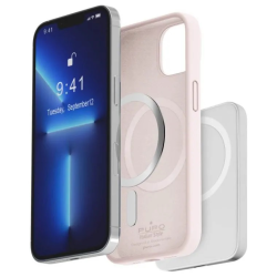 Futrola Puro ICON Mag za iPhone 14 Plus roze.