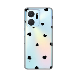 Silikonska futrola print Skin za Huawei Honor X7a Hearts.