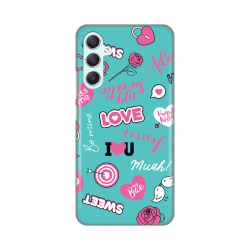 Silikonska futrola print za Samsung A346 Galaxy A34 5G 5G Love.