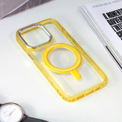 Futrola Frame Magsafe za iPhone 14 Pro zuta.