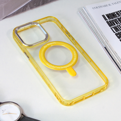Futrola Frame Magsafe za iPhone 14 Pro Max 6.7 zuta.