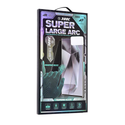 Zastitno staklo Staklena folija glass 2.5D full glue za Samsung S938 Galaxy S25 Ultra crni (fingerprint unlock).