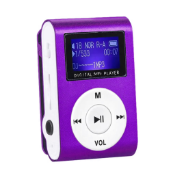 MP3 player LWD nano LCD displej / ekran 8GB ljubicasti.