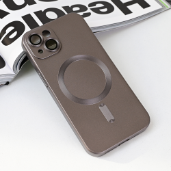 Futrola Magsafe Chrome za iPhone 13 siva.
