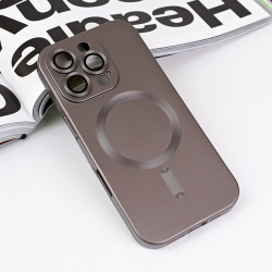 Futrola Magsafe Chrome za iPhone 16 Pro siva.