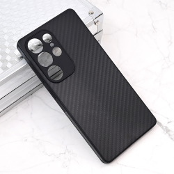 Futrola Carbon fiber za Samsung S938 Galaxy S25 Ultra crna.