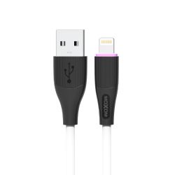USB data kabl Moxom MX-CB169 3A lightning 1m beli (MS).