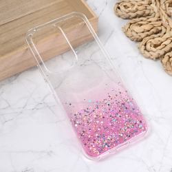 Silikonska futrola Glitter za Huawei Honor 200 Lite roze.