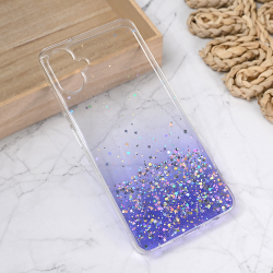 Silikonska futrola Glitter za Samsung A065F Galaxy A06 5G ljubicasta.