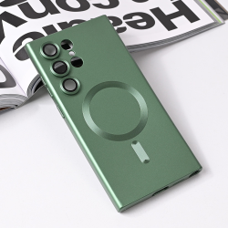 Futrola Magsafe Chrome za Samsung S928B Galaxy S24 Ultra zelena.