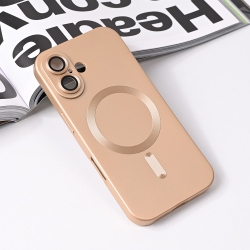 Futrola Magsafe Chrome za iPhone 16 6.1 gold.