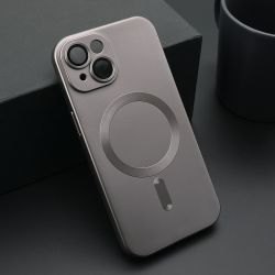 Futrola ELEGANT MAGSAFE za iPhone 15 siva (MS).