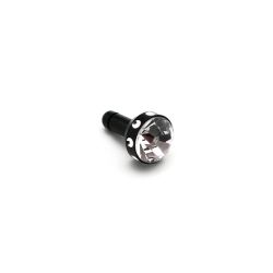 Kapica Handsfree slušalice 3,5 mm charm velika crna.