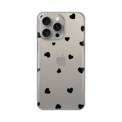 Silikonska futrola print Skin za iPhone 15 Pro Max 6.7 Hearts.