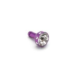 Kapica Handsfree slušalice 3,5 mm charm velika ljubicasta.