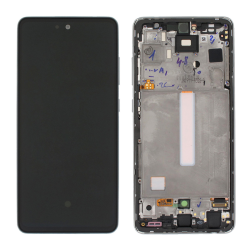 LCD Displej / ekran za Samsung A528B/Galaxy A52s 5G + touchscreen + frame Black Service Pack ORG/GH82-26861A.