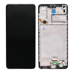 LCD Displej / ekran za Samsung A217/Galaxy A21s + touchscreen + frame Black FULL ORG SP.