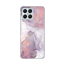 Silikonska futrola print za Huawei Honor X8 Pink Marble.