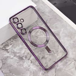 Futrola Magsafe Lux za Samsung S721B Galaxy S24 FE ljubicasta.