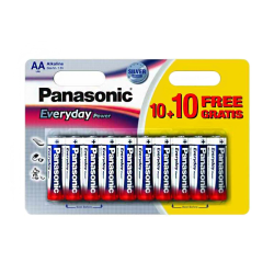 Panasonic baterije LR6EPS/20BW-AA 20kom Alkalne Everyday.