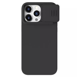 Futrola Nillkin CamShield Silky za iPhone 15 Pro Max 6.7 crna.