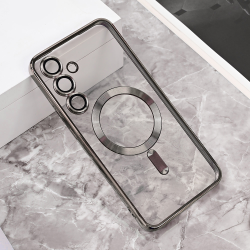 Futrola Magsafe Lux za Samsung S721B Galaxy S24 FE siva.