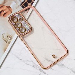 Futrola Cirkon Camera za Samsung S721B Galaxy S24 Fe roze.