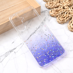 Silikonska futrola Glitter za Samsung A566 Galaxy A56 5G ljubicasta.