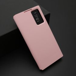 Futrola BI FOLD Smart Window za Samsung Galaxy S22 Ultra 5G roze (MS).