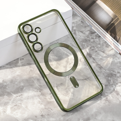 Futrola Magsafe Lux za Samsung S936 Galaxy S25 Plus zelena.