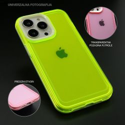 Futrola GUMMY COLOR za iPhone 14 Pro Max (6.7) crna (MS).