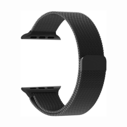 Narukvica metalik za iPhone Apple watch 42mm crna.