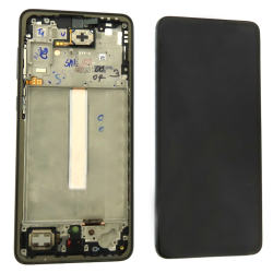 LCD Displej / ekran za Samsung A336/Galaxy A33 5G + touchscreen + frame Black A+ OLED.