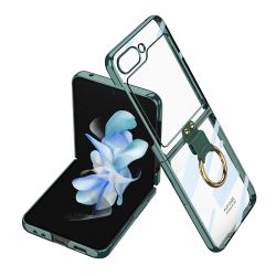 Futrola RING LINES za Samsung F731B Galaxy Z Flip 5 5G zelena (GKK case) (MS).