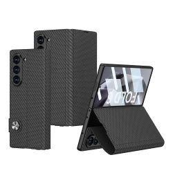 Futrola LEATHER za Samsung Galaxy Z Fold 6 5G karbon crna (GKK case) (MS).
