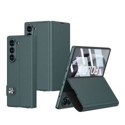 Futrola LEATHER za Samsung Galaxy Z Fold 6 5G zelena (GKK case) (MS).
