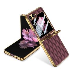 Futrola RHOMBUS za Samsung F741B Galaxy Z Flip 6 5G bordo (GKK case) (MS).