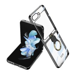 Futrola RING LINES za Samsung F731B Galaxy Z FLIP 5 5G crna (GKK case) (MS).