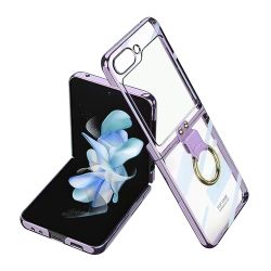 Futrola RING LINES za Samsung F731B Galaxy Z Flip 5 5G ljubicasta (GKK case) (MS).