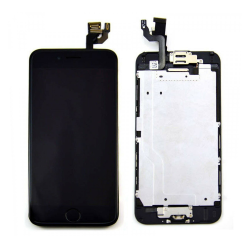 LCD Displej / ekran za Iphone 6G sa touchscreen crni OEM foxconn/staklo CHA+HOME dugme+zvucnik+prednja kamera.