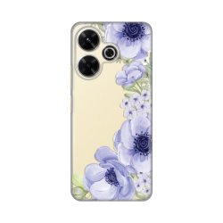 Silikonska futrola print Skin za Xiaomi Redmi 13 Blue Roses.
