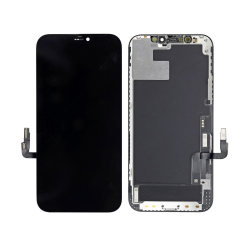 LCD Displej / ekran za Iphone 12/12 Pro + touchscreen Black (GVO) hard OLED.