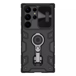 Futrola Nillkin CamShield Armor Pro za Samsung Galaxy S23 Ultra crna.