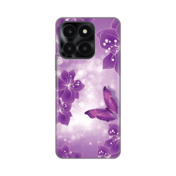 Silikonska futrola print za Huawei Honor X6a Butterfly And Flowers.