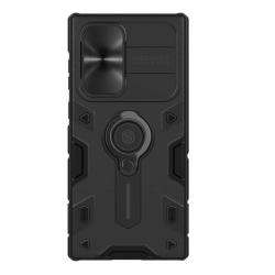 Futrola Nillkin CamShield Armor za Samsung Galaxy S22 Ultra 5G crna.