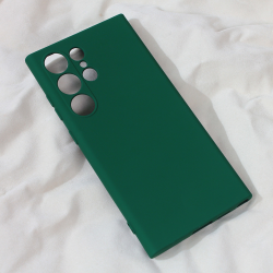 Futrola Teracell Soft Velvet za Samsung S928B Galaxy S24 Ultra tamno zelena.