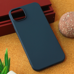 Futrola Teracell Giulietta za iPhone 15 Plus mat tamno plava.