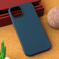 Futrola Teracell Giulietta za iPhone 15 mat tamno plava.
